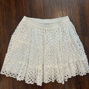 White Zara skirt
